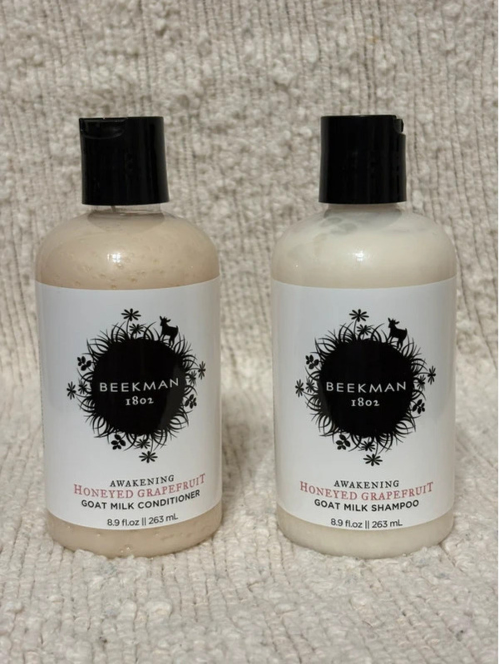 Beekman 1802 Awakening Honeyed Grapefruit Goat Milk Shampoo & Conditioner  8.9oz